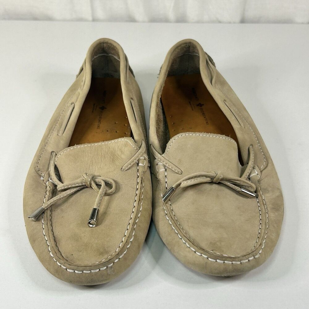 Mercanti Florentine Made in Brazil soft leather Moccasin Penny Loafers Sz 10B - Picture 1 of 7